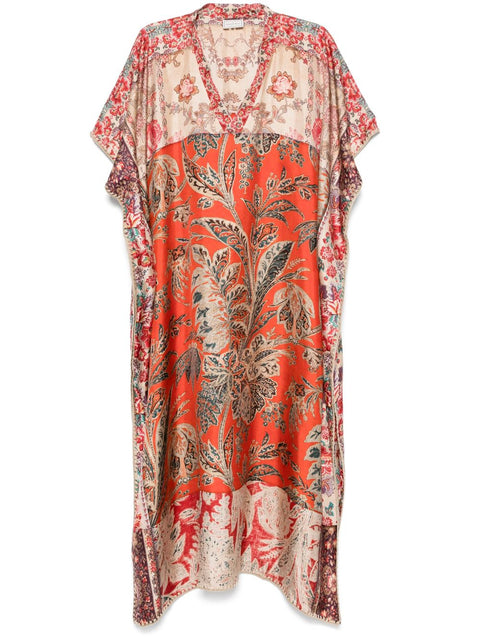 Pierre Louis Mascia Pierre Louis Mascia Printed Silk Kaftan