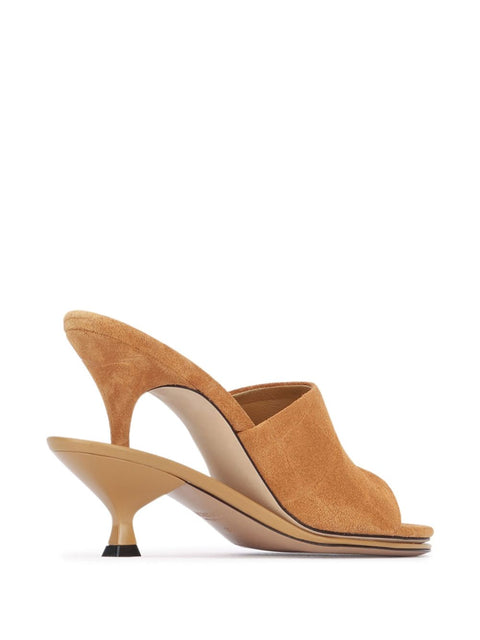 JACQUEMUS Jacquemus The Doubles 100mm Mules