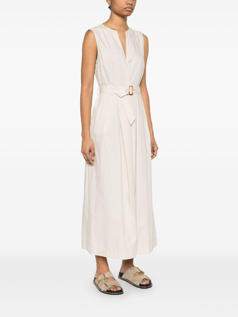 Woolrich Woolrich belted waist midi dress