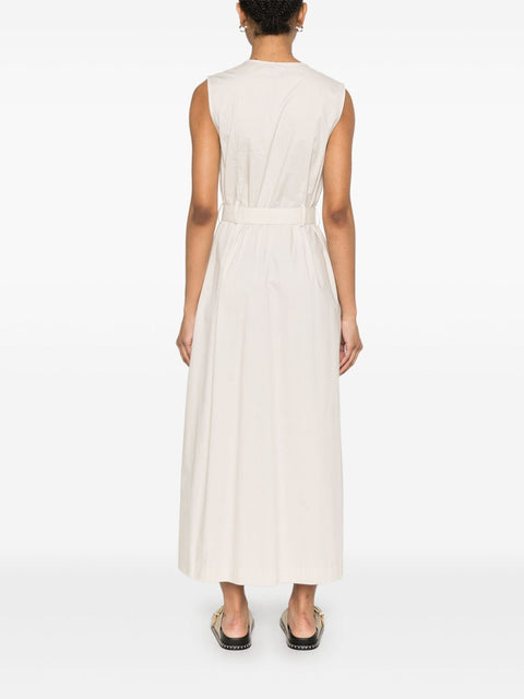 Woolrich Woolrich belted waist midi dress
