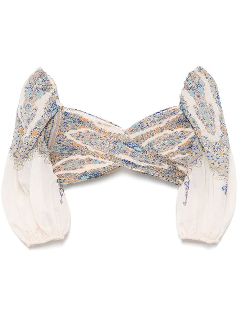 Zimmermann Zimmermann Zimmerman pleated design top