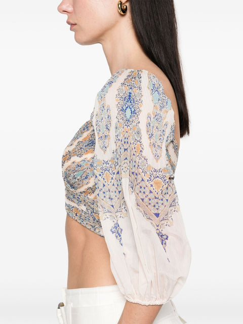 Zimmermann Zimmermann Zimmerman pleated design top