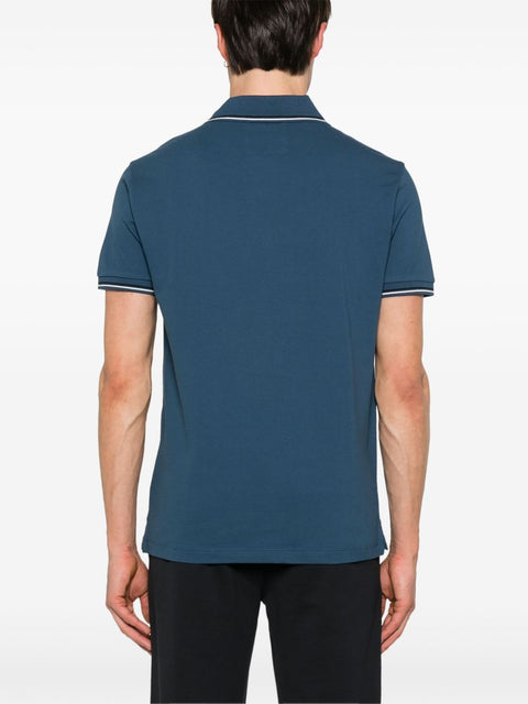 Emporio Armani Emporio Armani embroidered logo polo shirt