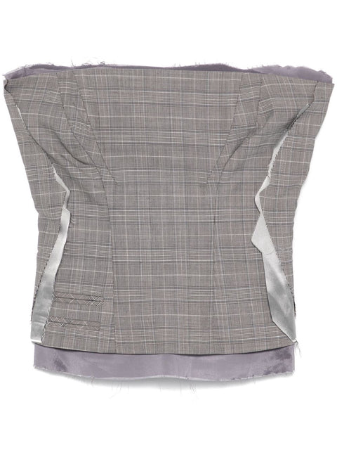 Ottolinger Ottolinger plaid check corset