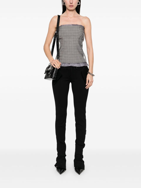 Ottolinger Ottolinger plaid check corset
