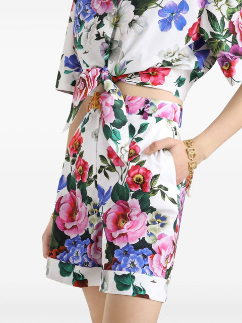 Dolce & Gabbana Dolce & Gabbana floral print shorts