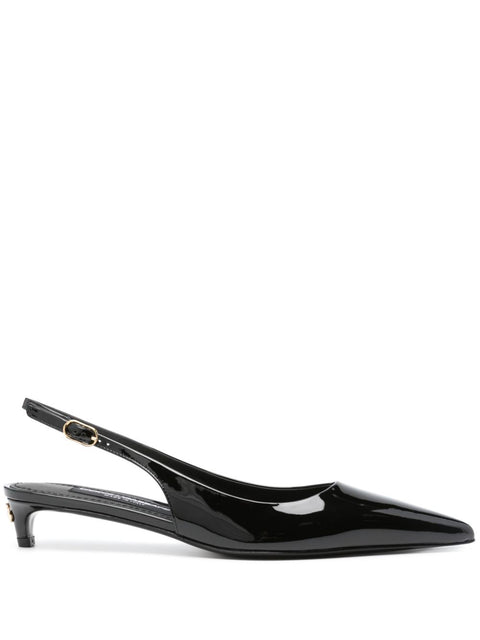 Dolce & Gabbana Dolce & Gabbana 40mm patent slingback pumps