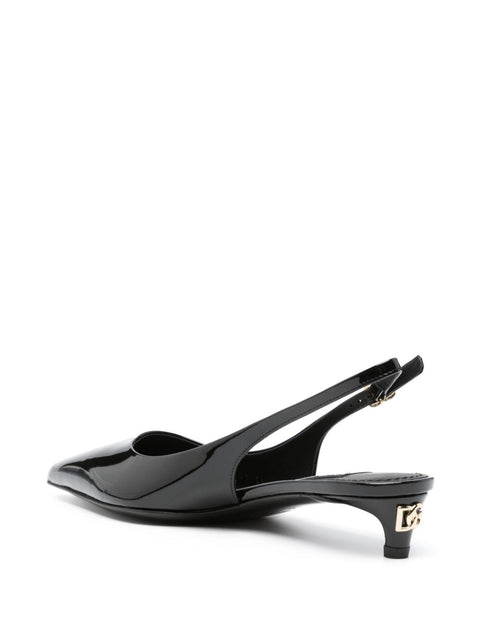 Dolce & Gabbana Dolce & Gabbana 40mm patent slingback pumps