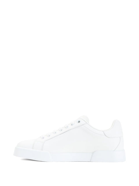 Dolce & Gabbana Dolce & Gabbana Portofino perforated-logo leather sneakers