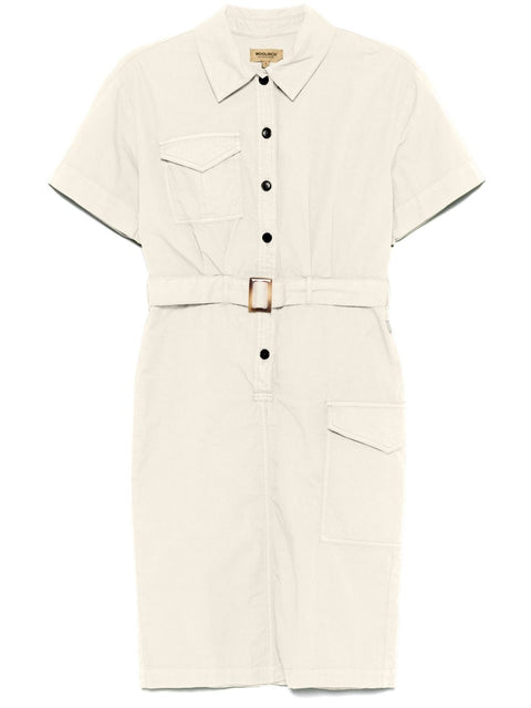 Woolrich Woolrich belted shirt dress