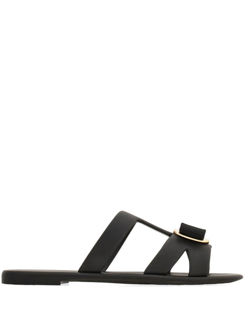 Ferragamo Ferragamo New Vara plate strappy slide