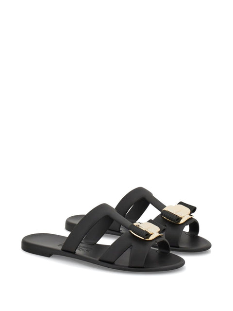 Ferragamo Ferragamo New Vara plate strappy slide