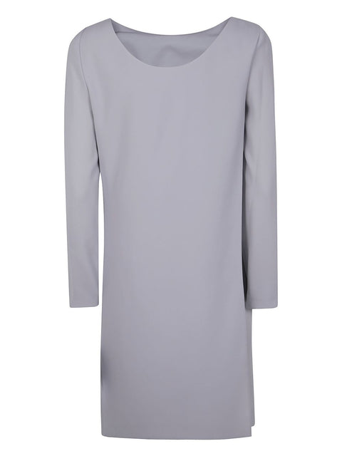 Emporio Armani Emporio Armani panel-detail cady-texture mini dress