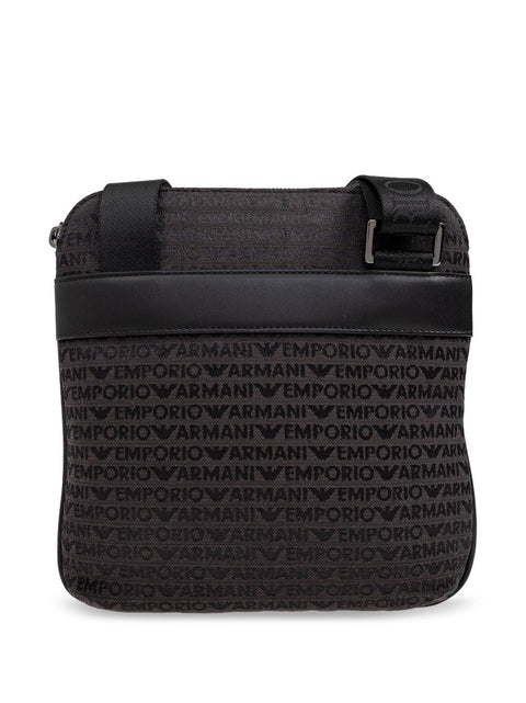 Emporio Armani Emporio Armani all-over logo crossbody bag