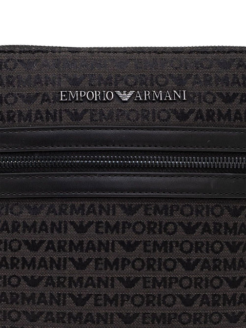 Emporio Armani Emporio Armani all-over logo crossbody bag