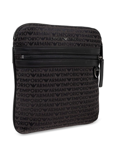 Emporio Armani Emporio Armani all-over logo crossbody bag
