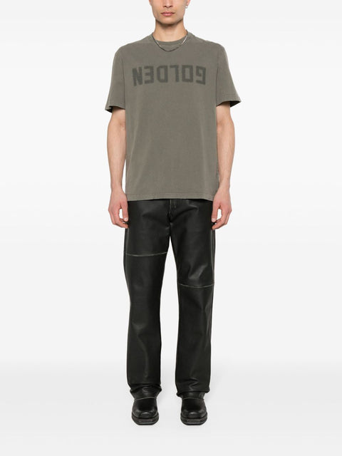 Golden Goose Golden Goose Logo Print Cotton T-Shirt