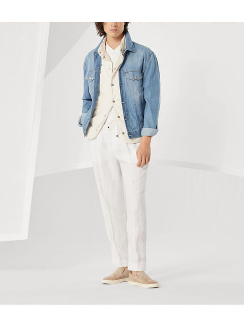 Brunello Cucinelli Brunello Cucinelli Coats Clear Blue