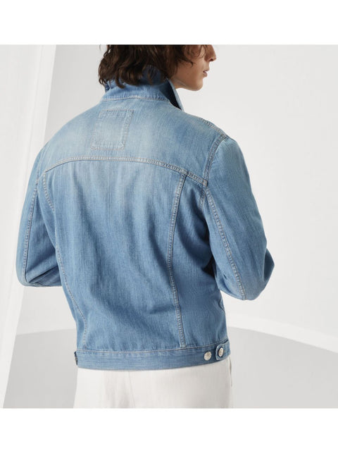 Brunello Cucinelli Brunello Cucinelli Coats Clear Blue