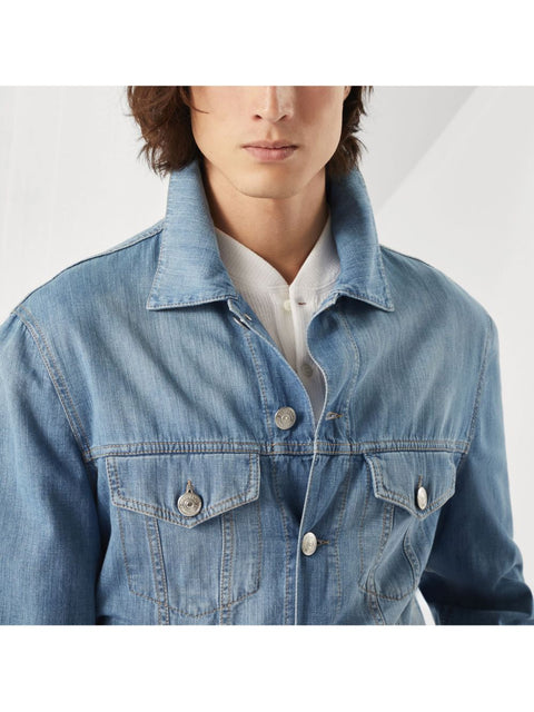 Brunello Cucinelli Brunello Cucinelli Coats Clear Blue