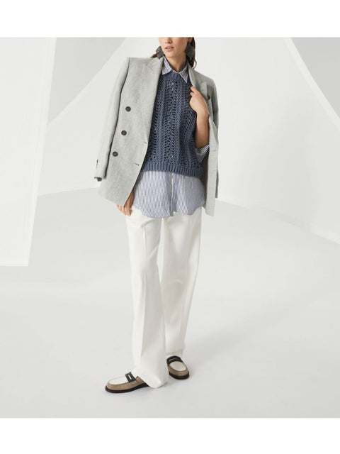 Brunello Cucinelli Brunello Cucinelli Shirts Clear Blue