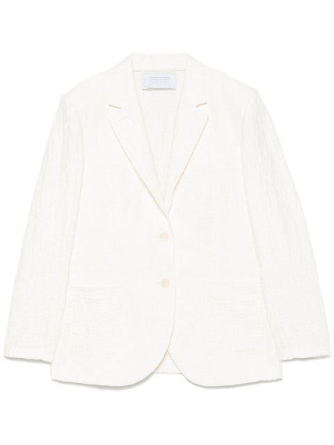 Harris Wharf London Harris Wharf London crinkled shoulder-pads blazer