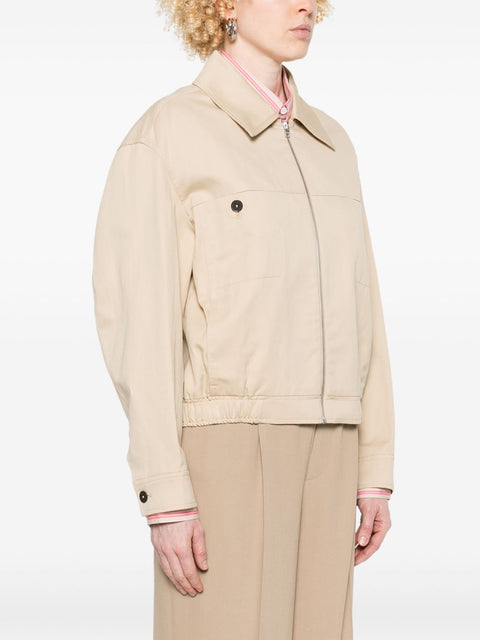 Closed Closed Cotton-linen work jacket