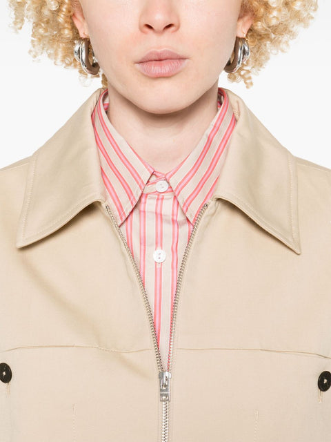 Closed Closed Cotton-linen work jacket