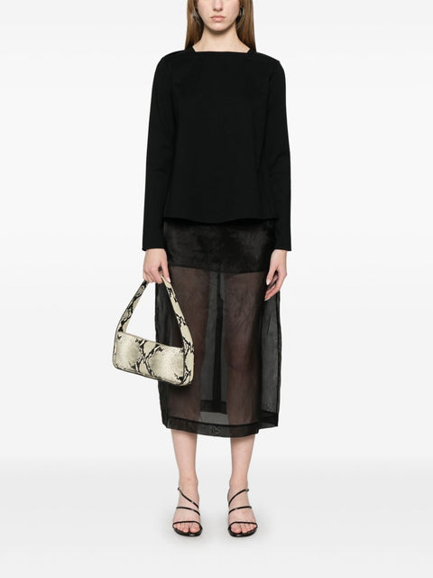 Emporio Armani Emporio Armani crystal-embellished sweatshirt