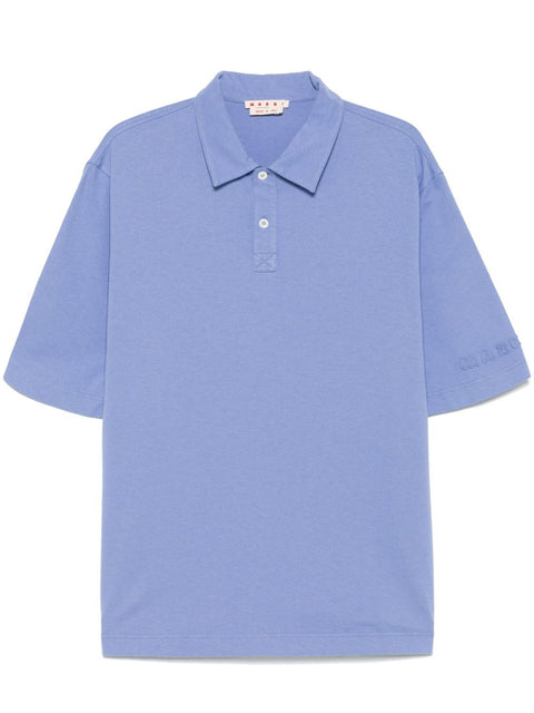 Marni Marni compact jersey polo shirt