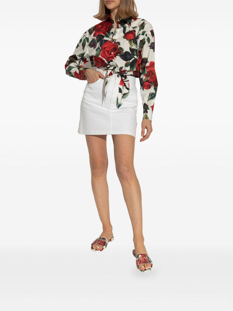 Dolce & Gabbana Dolce & Gabbana floral-print slides