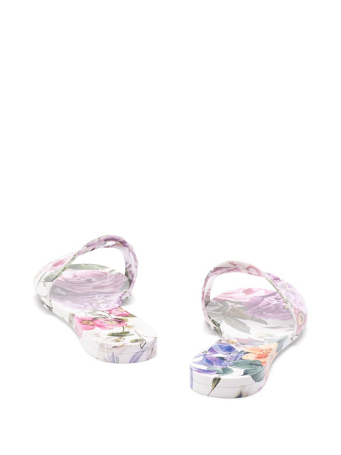 Dolce & Gabbana Dolce & Gabbana floral-print slides