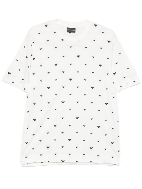 Emporio Armani Emporio Armani Allover Logo T -Shirt