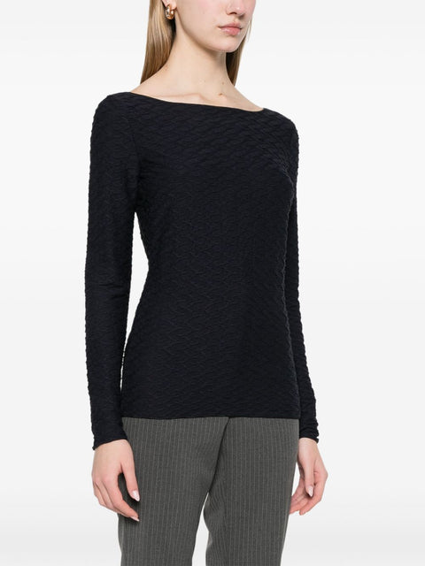 Emporio Armani Emporio Armani textured top