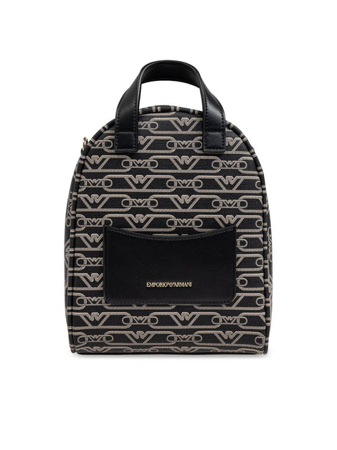 Emporio Armani Emporio Armani jacquard-print Backpack