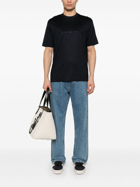Emporio Armani Emporio Armani logo-patch T-shirt
