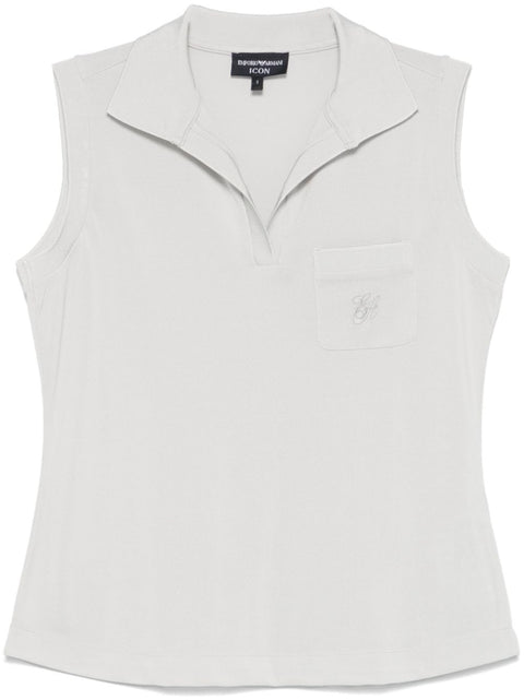 Emporio Armani Emporio Armani Logo embroidered vest