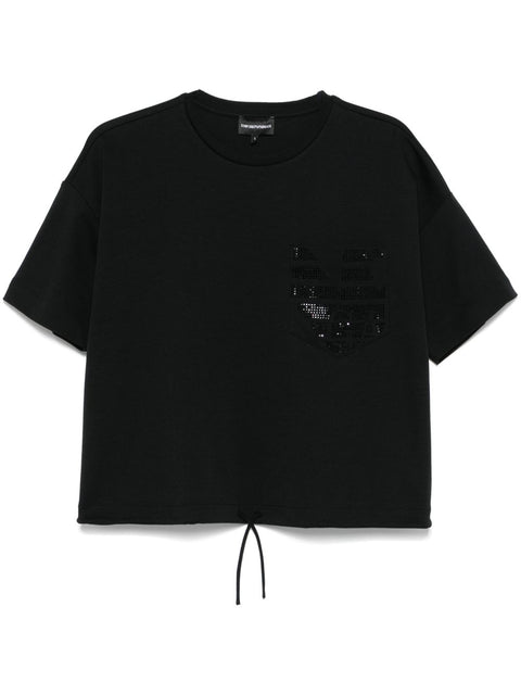 Emporio Armani Emporio Armani logo-embellished T-shirt
