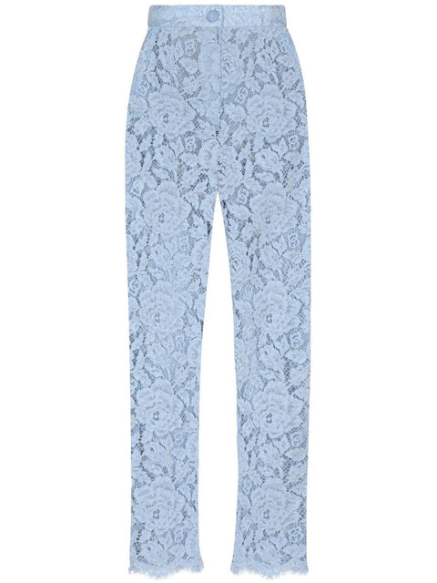 Dolce & Gabbana Dolce & Gabbana Trousers Clear Blue