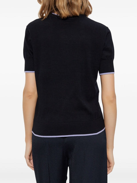 Emporio Armani Emporio Armani Jumper with all-over micro eagle embroidery