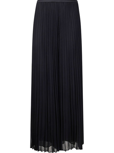 Emporio Armani Emporio Armani Georgette pleated trousers