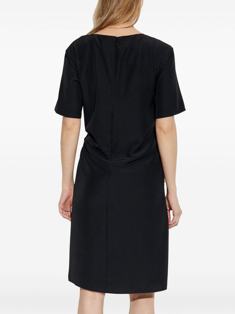 Emporio Armani Emporio Armani midi dress with waist knot