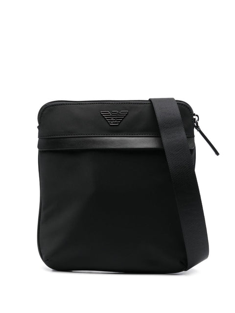 Emporio Armani Emporio Armani ASV recycled-nylon flat shoulder bag