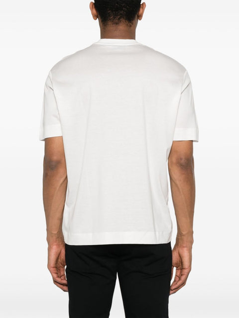Emporio Armani Emporio Armani Embroidered Logo T Shirt