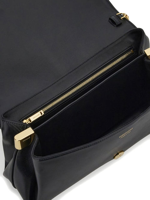 Ferragamo Ferragamo Medium Front Flap Soulder Bag