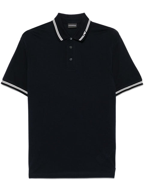 Emporio Armani Emporio Armani logo-collar polo shirt