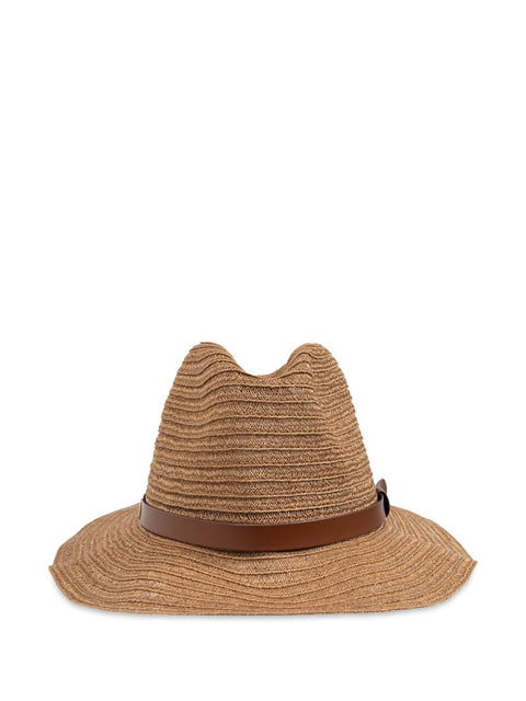 Emporio Armani Emporio Armani Hats Leather Brown