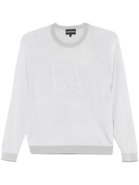 Emporio Armani Emporio Armani Jacquard Logo Sweater