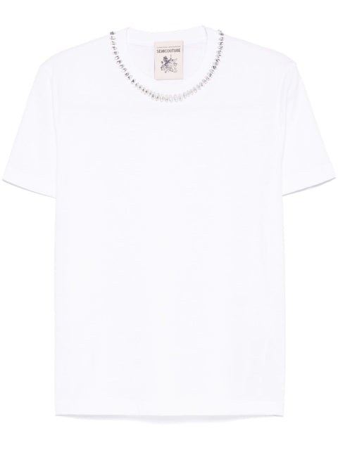 Semicouture Semicouture T-shirts and Polos White