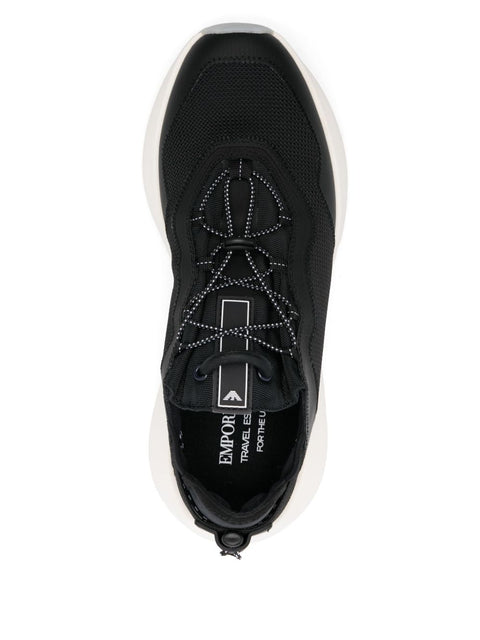 Emporio Armani Emporio Armani chunky rubber sole sneakers